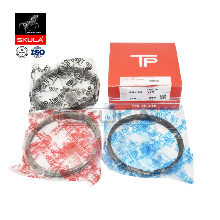 Auto Part Engine Piston Ring Set W9Y111SC0 W9Y1-11-SC0 for MAZDA W9 diesel B2200