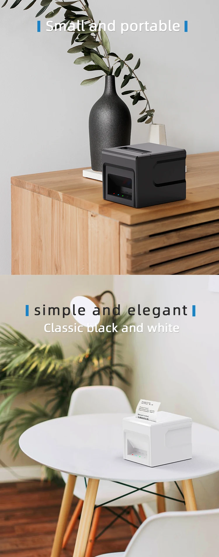 Customized  Thermal Paper  Pos System With Thermal Printer 80mm 3 Inch Bluetooth Thermal Printer