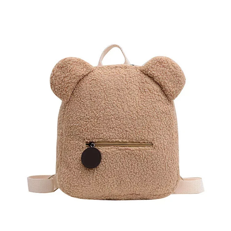 На заказ милый мультяшный плюшевый рюкзак для малышей легкая школьная сумка с логотипом для детей мини-сумка для книг