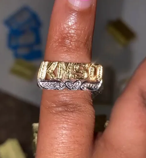 Metal Double Color 18k Gold 