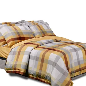 High Quality Bed Sheet Fabric Wholesale Comforter Christmas Cover Duvet 100% Cotton and Redsun Holder Sateen Quilt Bedding Set