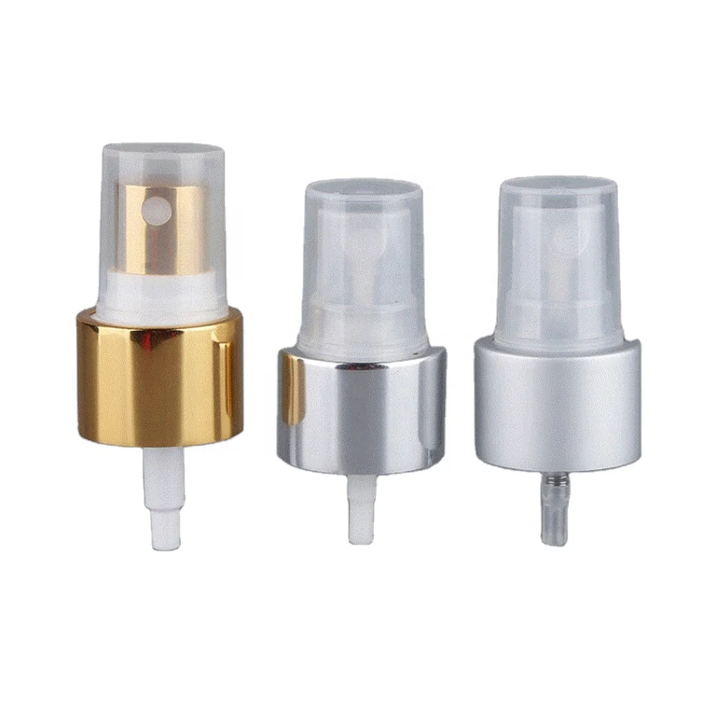 18/410 20/410 24/410 28/410 Gold Aluminum electroplate Fine Mist Pump Sprayer /Mist Spray For Hair Spray Bottle