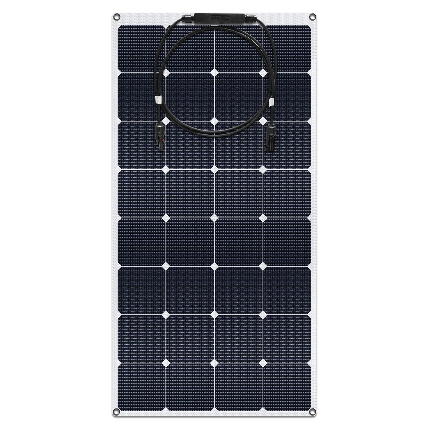 New Style 18V 100W 110W Flexible Solar Panel with Grid Surface SunPower Monocrystalline Cell NEW ETFE Technology