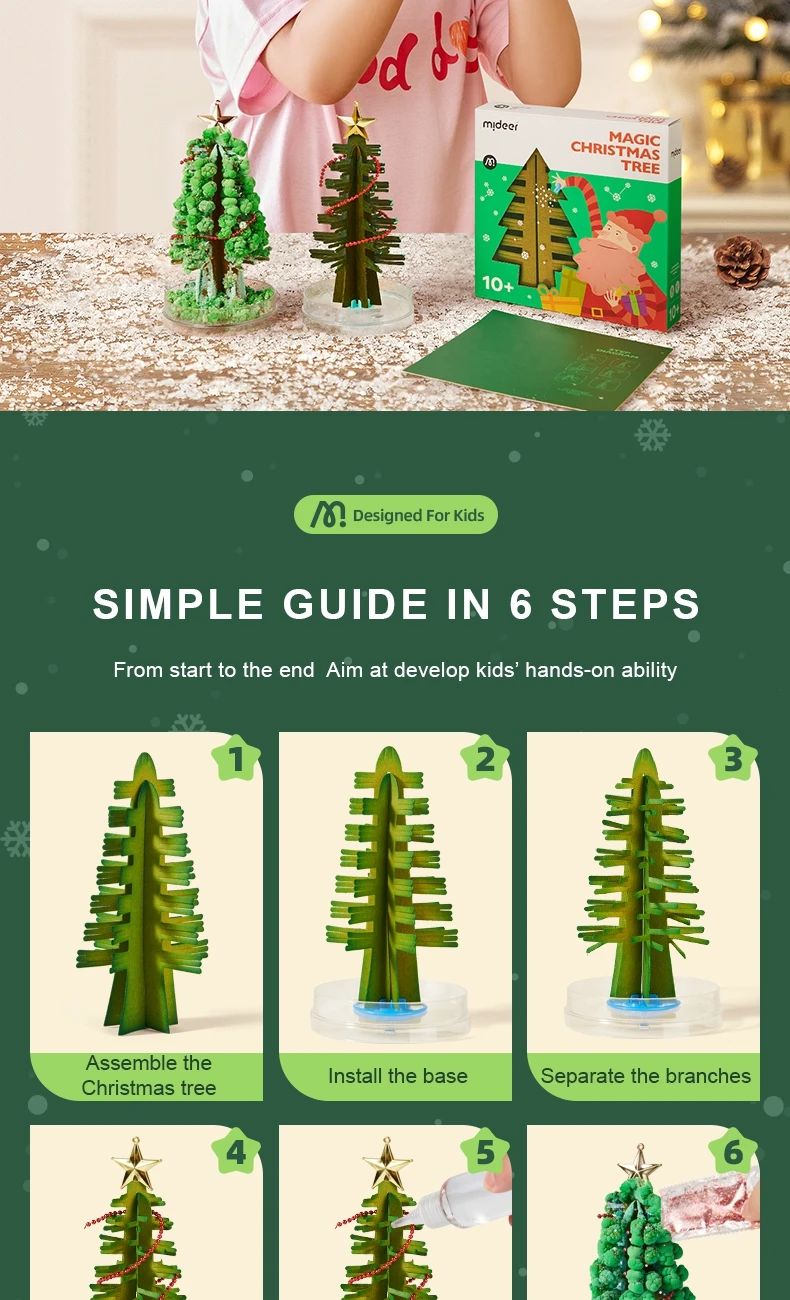 Ct2216 Classic Educational Toy Plant A Christmas Tree Just At Home