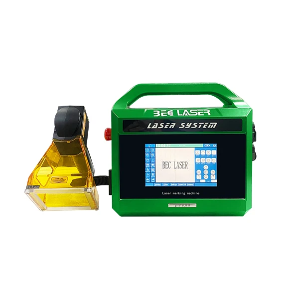 Mini 20w 30w Portable Handheld Automatic Fiber Laser Deep Engraving Marking Machine for Stainless Steel Dog Tag