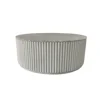 Piano in marmo grigio chiaro con base bianca