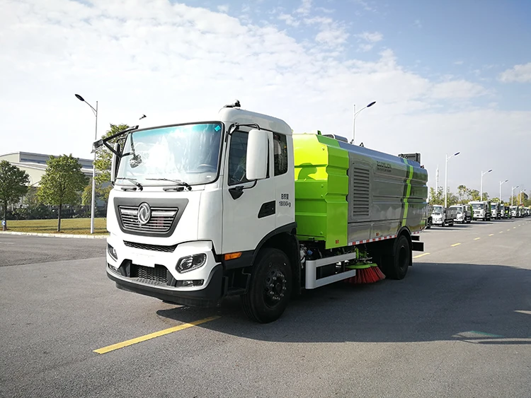 Procurement service airport road sweeper cleaning washing 4.5cbm sweeping truck street airport road sweeping truck