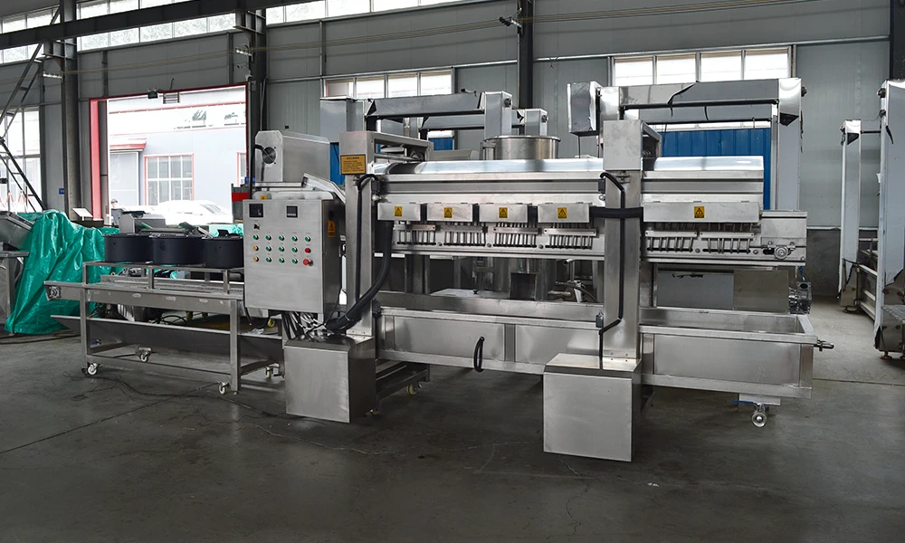 Electric Chicken Fryer Machine Chicken Deep Fryer Machine Conveyor Automatic Continuous Fryer Frying Machine supplier