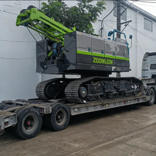 Zoomlion 50 Ton Crwaler Crane ZCC500V with Telescoping Boom for