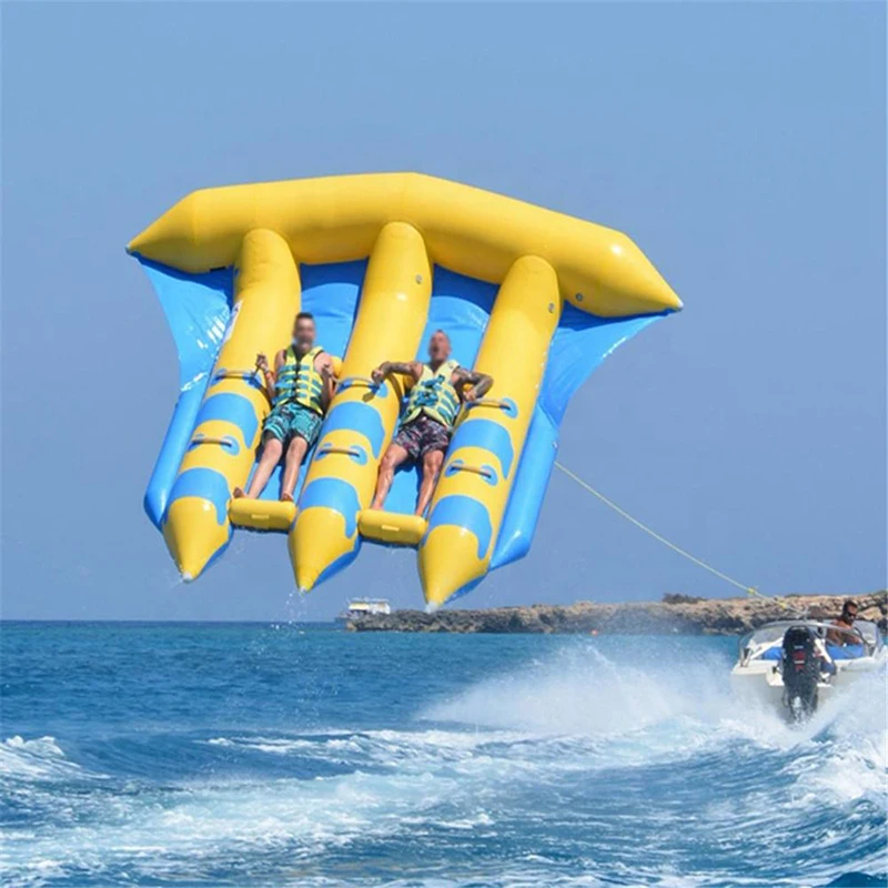 Flying Water Raft Commercial Used Inflatable Flying Fish Raft Towable Flying Boat for ...
