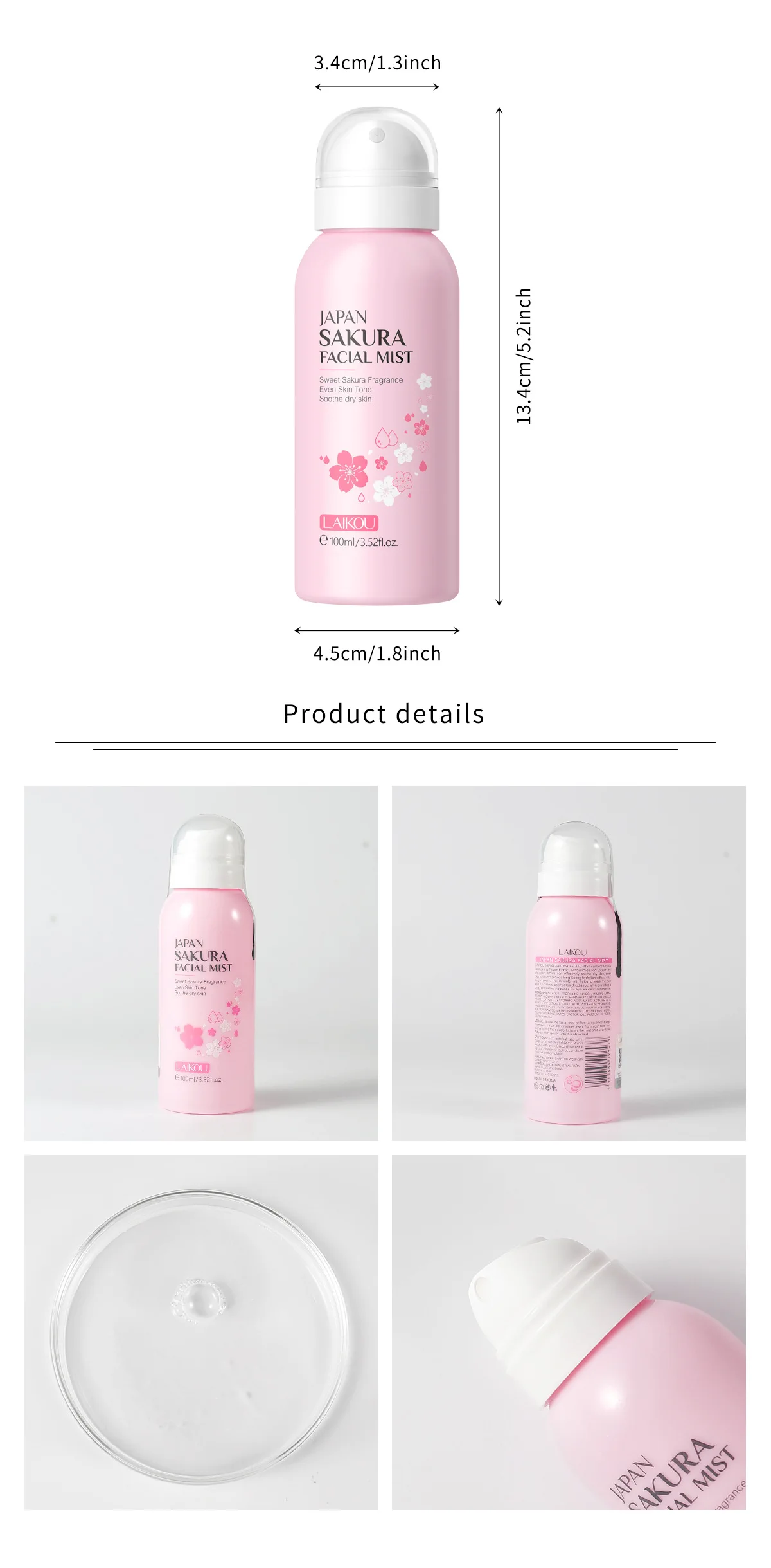 乳液・ミルク sakurasaku 3 X 400ml Garnier Body Sakura White Pinkish Radiance Serum