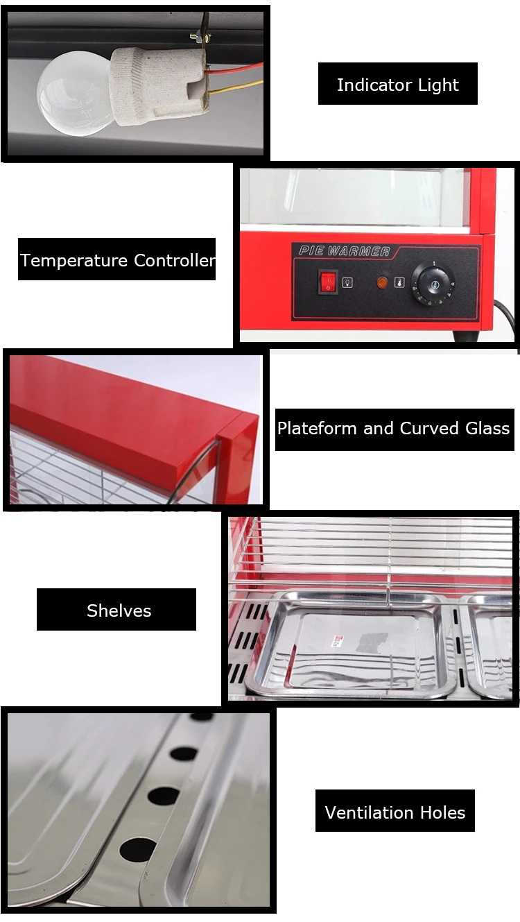 Wholesale Price Restaurant Commercial Food Warmer Showcase Electric Buffet Food Warmers manufacture