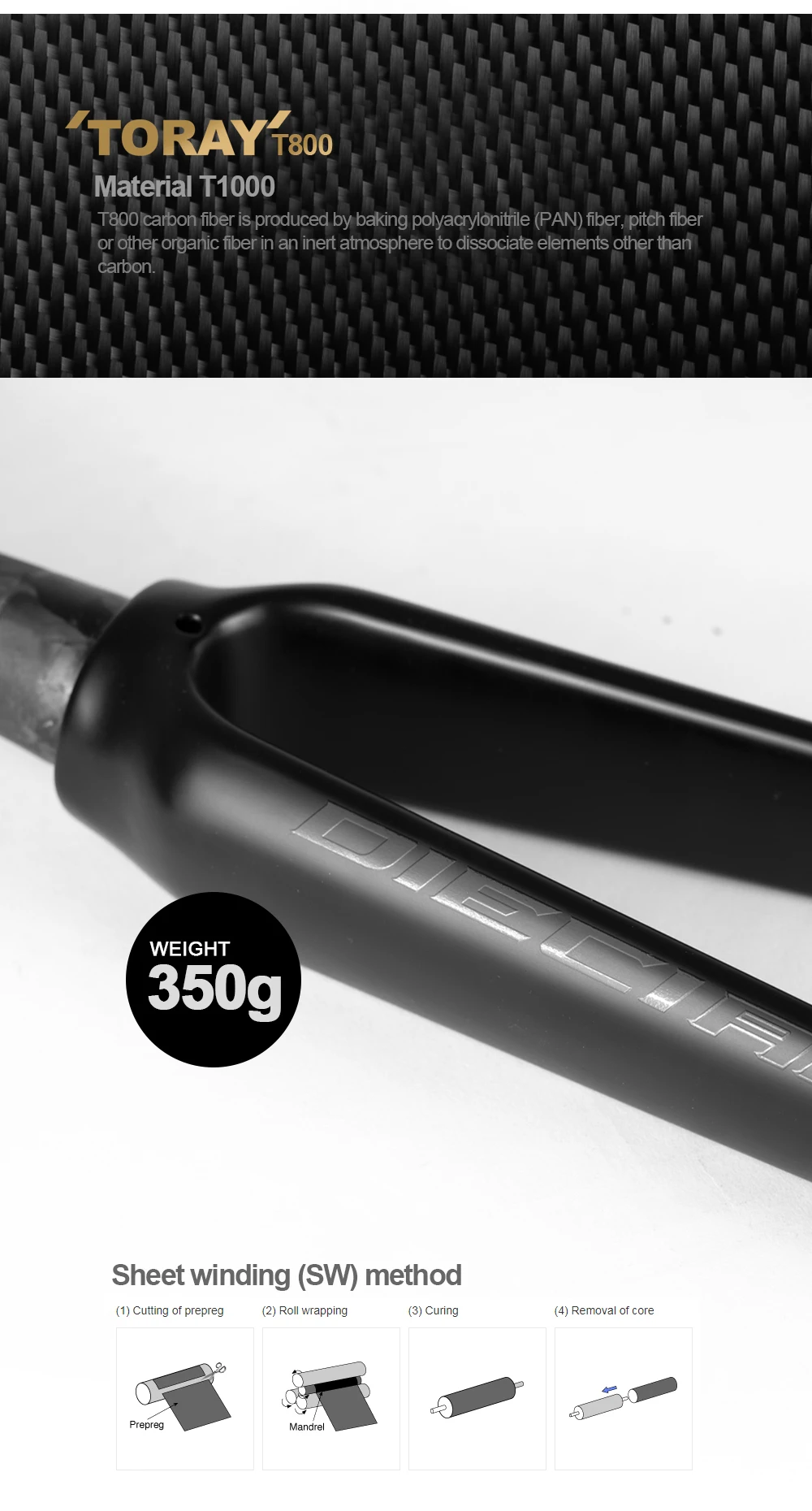 Ogevkin Fk009 Rim Brake Carbon Road Fork 700x25c V Brake Qr Aero 700c