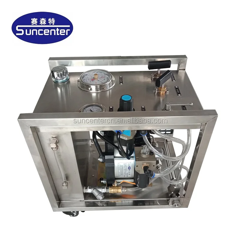 Suncenter 10 bar-6000 bar range hydro/hydraulic/hydrostatic pressure test pump