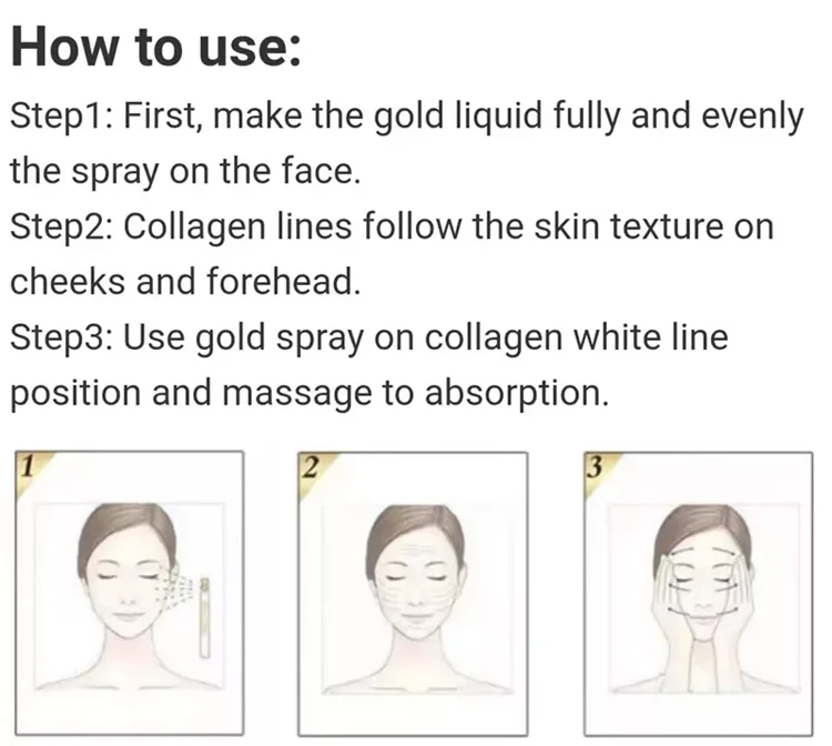 Instalift Protein Thread Lift Anti Age Gold Protein Peptide Carving Line Facial Collagen Thread