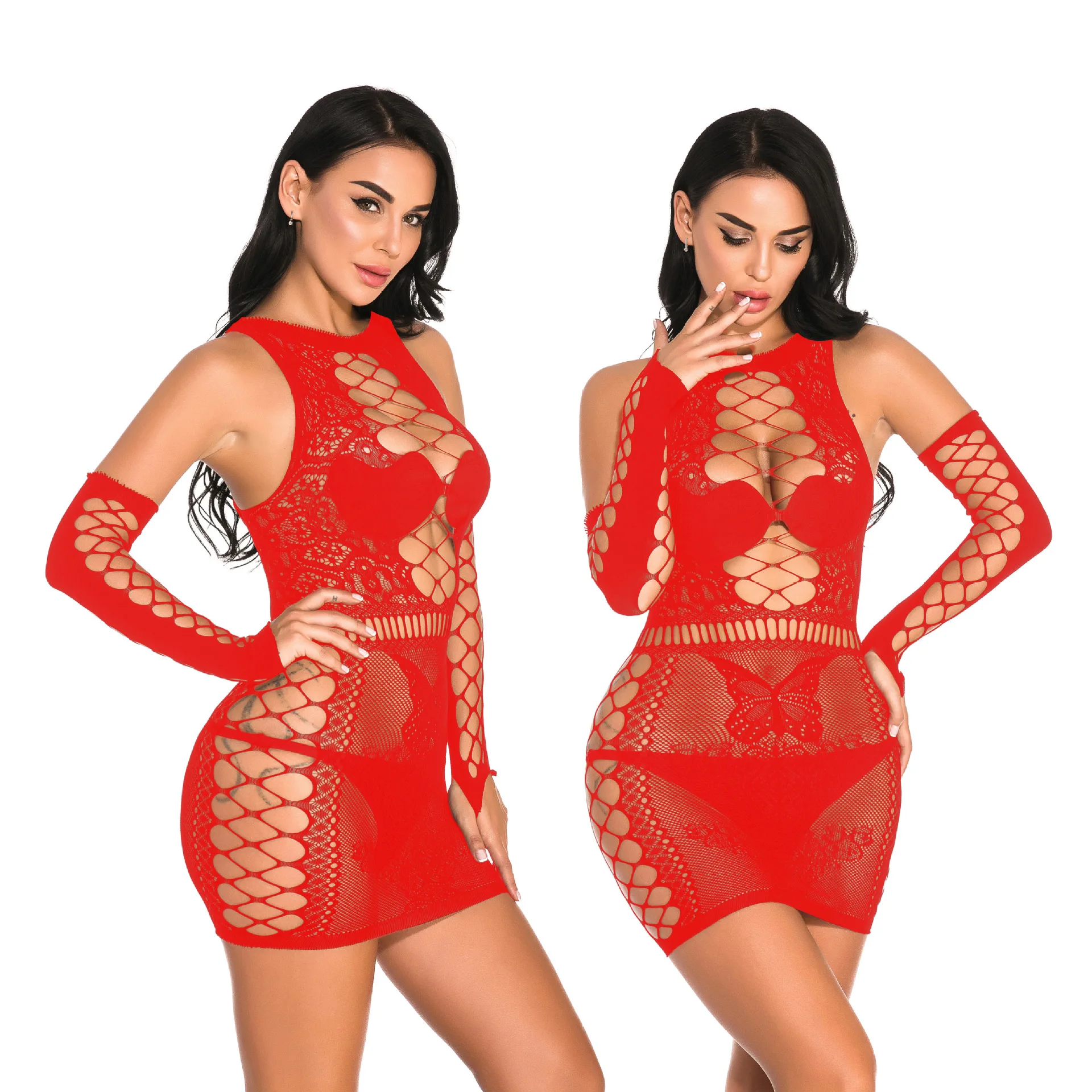 Body Stocking 2022 Girls Sexy Mesh Hollow Out Dress For Women Transparent  Bodycon Fishnet Club Dresses - Buy Club Dresses,Fishnet Club Dresses,Hollow  ...