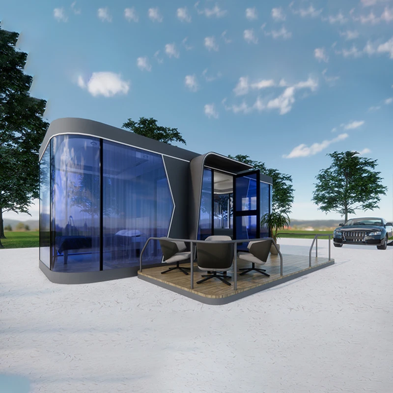 Modern Luxury Prefabricated Modular Container Capsule House K30 K50 K70 Space Capsule Camping House for Resort Village
