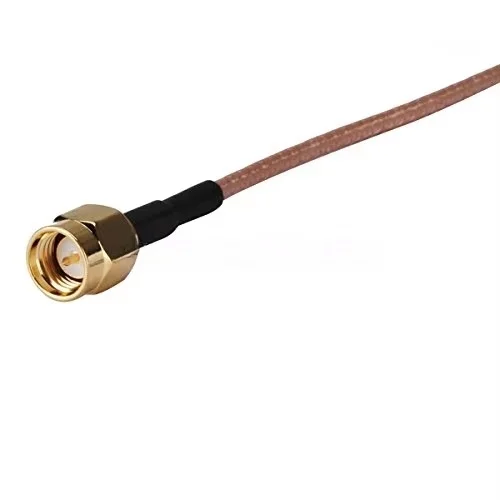RF Cable Assembly with Sma Female Panel Mount to Sma Male Straight Pigtail Rg316 30cm Copper Conductor for Wireless Antenna