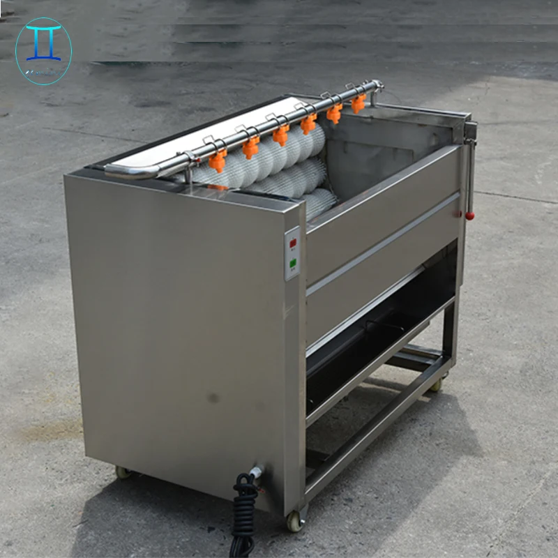 Automatic Fruit and Vegetable Washing Cleaning Machine Potato Vegetable Washer Washing Machine