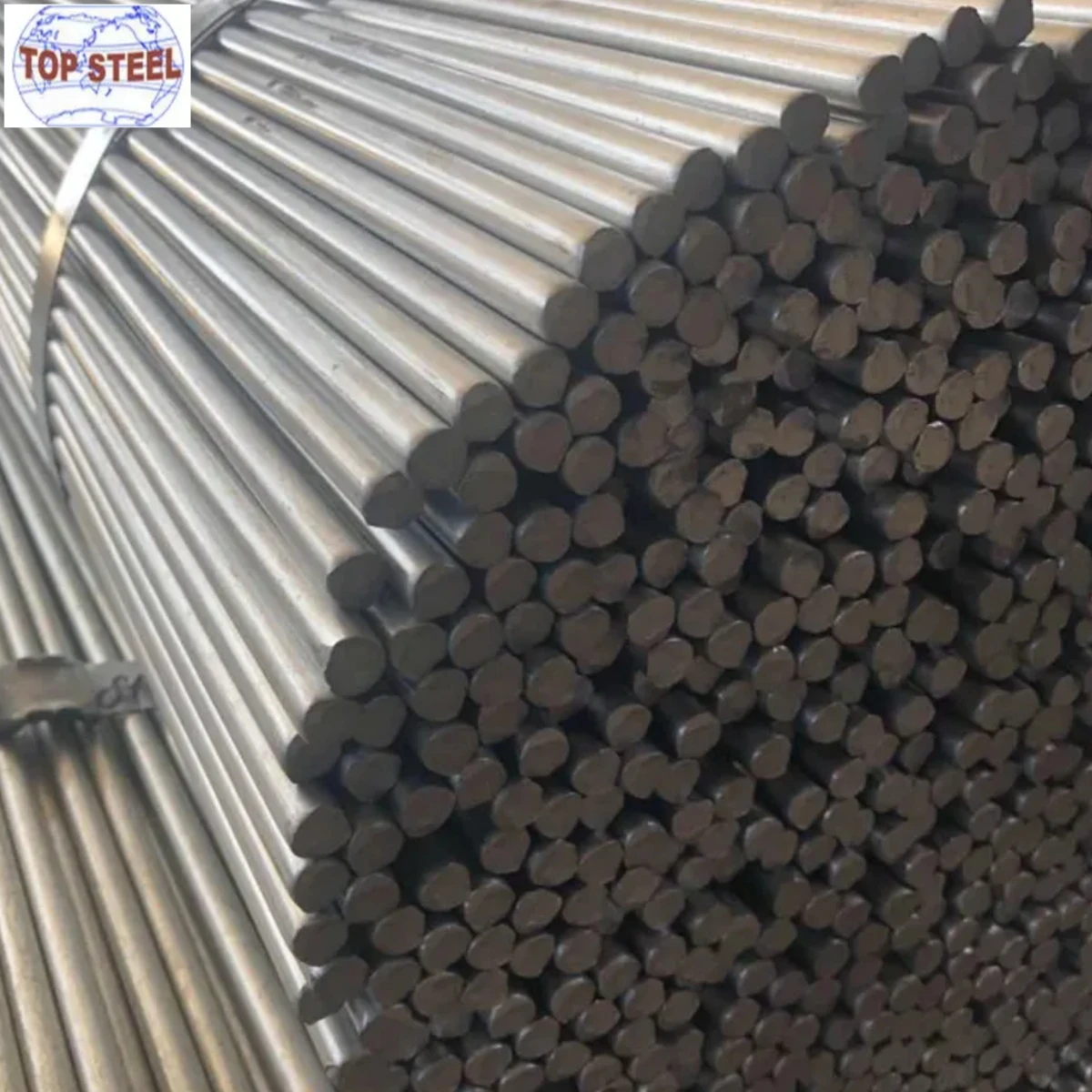 High Quality Hot Rolled/Cold Drawn Carbon Steel Iron Plain Solid Round Bar/Rod Galvanized Steel Round Rod Price Per Meter