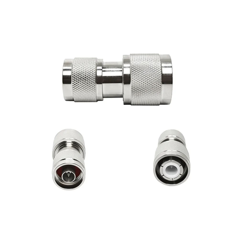 Factory Supply HN Male Plug to N Male Rf Coaxial Coax Connector Converter Adaptor Adapter in Stock Rohs Copper Macho