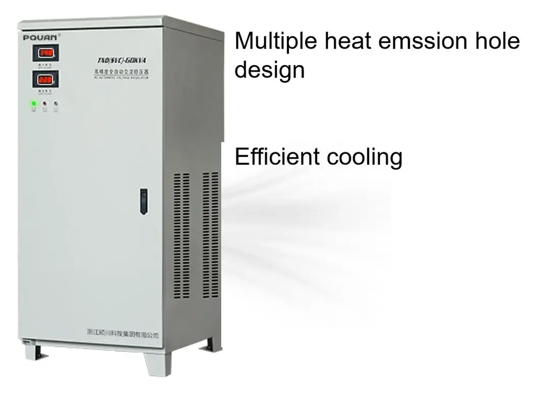 3-60kva Factory Price AVR 10kva Single-phase Servo Motor Voltage Stabilizer Output 220v Copper details