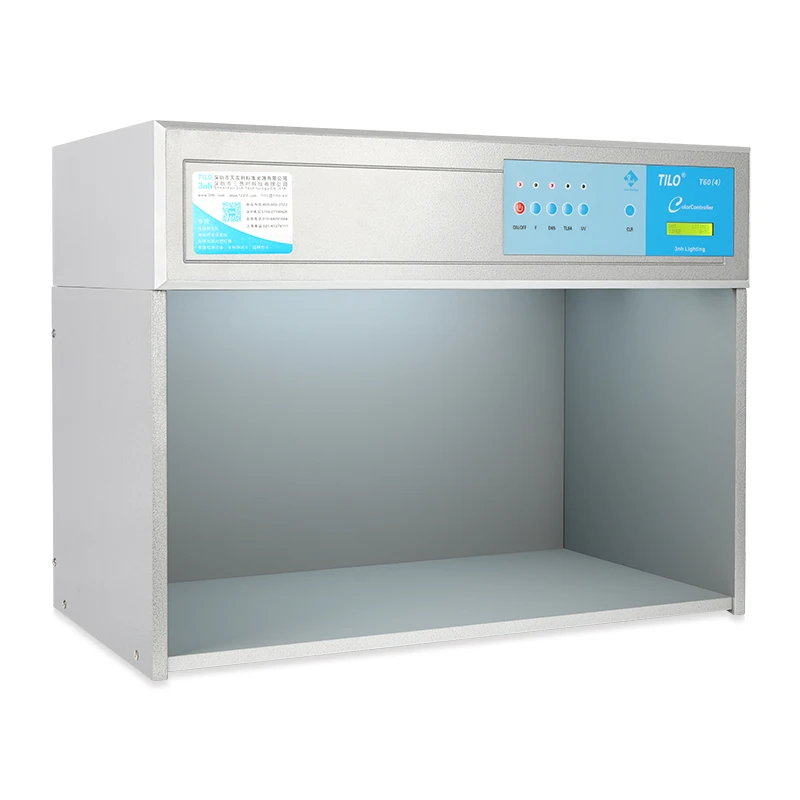 TILO T60 Textile Fabric Light Box D65 TL84 UV CWF Lights Testing Equipment Color Assessment Cabinets