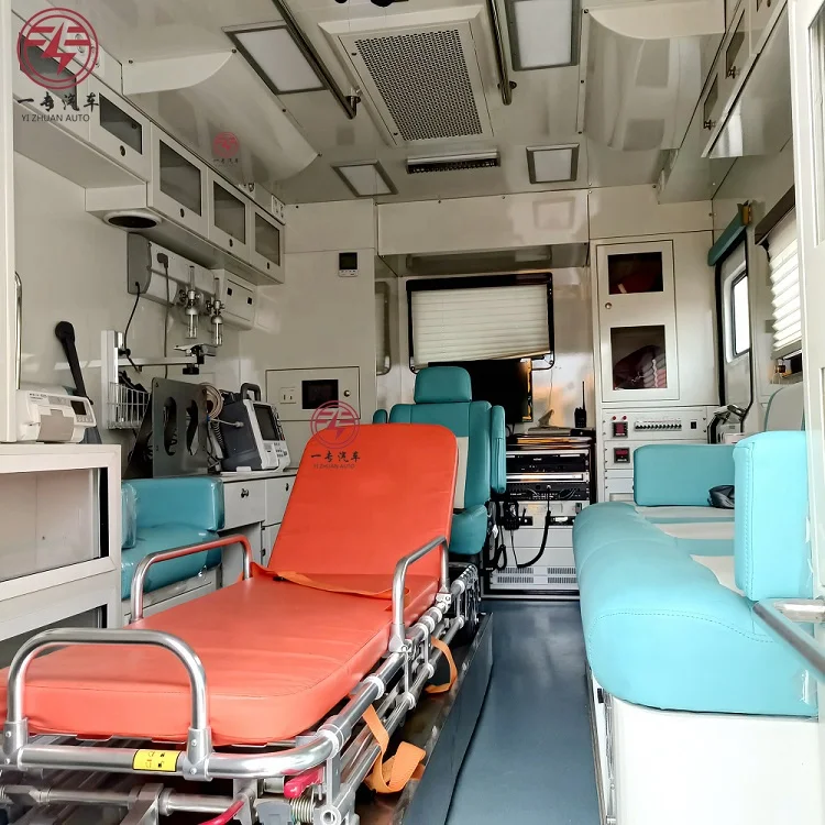 Новый дизельный автомобиль скорой помощи 4x2 ICU для экстренной реабилитации