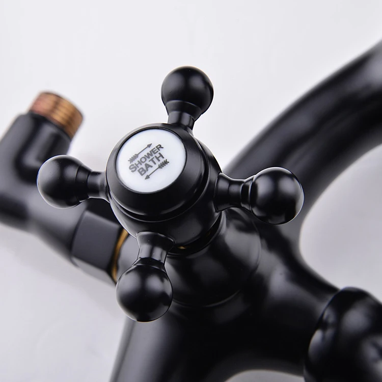 Grifos de bañera montados en cubierta mezclador de bañera de baño de llenado de bañera