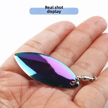 [100 Pack] Iron Live Bait Luya Bait Modification Accessories Noise Sheet Fishing Lure Without Hooks – Hooks – view 3