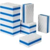 Blanc avec du bleu