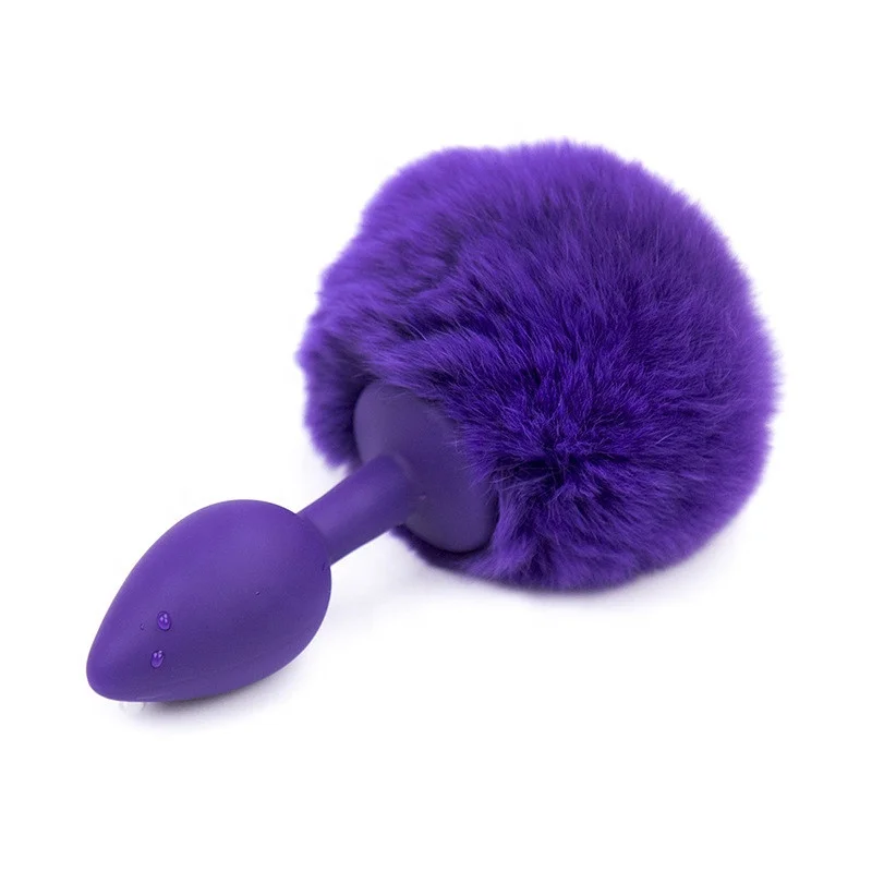 Funny Rabbit Silicone Tail Butt Metal Anal Plug Sexy Romance Games for  Women Prostate Massager Sex Toy Butt Plug Tail