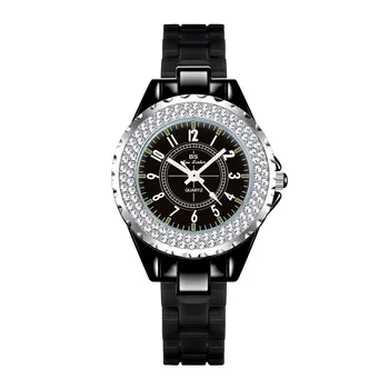 Watch Luxury Women's Wristwatch Waterproof Golden Clock Stainless Steel Fashion Quartz Ladies Watch