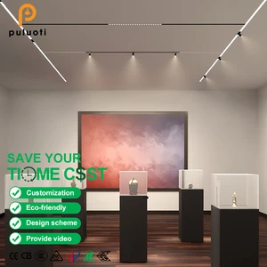 Zigbee Dali 0/1-10v Controlled 24v Magnetic LED Rail Light Aluminum Body with Cob Chip for Residential and Commercial Projects