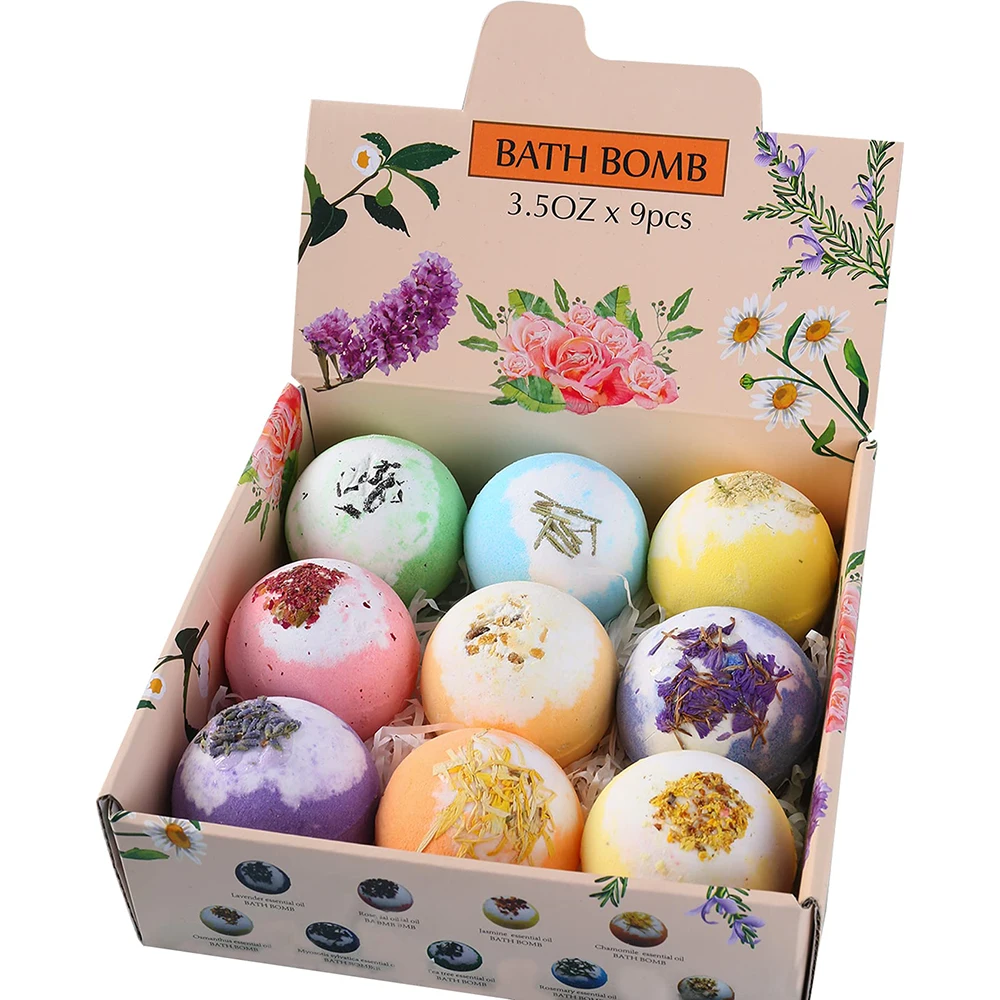 Bubble Ball Bombe De Bain Dry Flowers Shower Bath Bombs With Bath ...