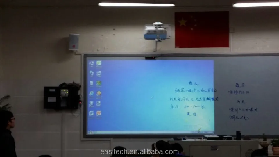 Multi Infrared Touch Portable Smart Board 100 Inch Interactive Whiteboard for School