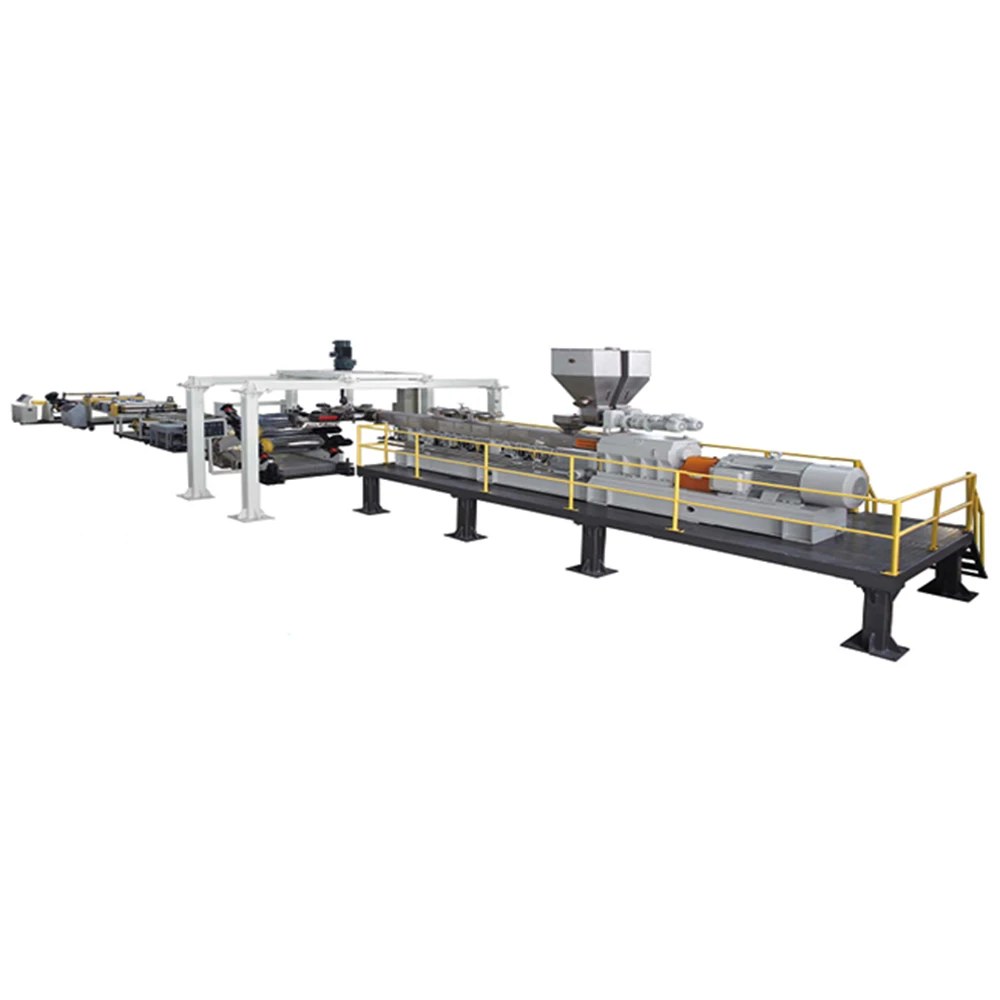 Jwell PETG/CPET Sheet Extrusion Line Plastic Sheet Making Machine for WPC PVC PS PC Filament Straw Profile Industries