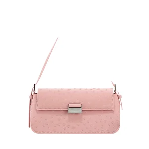 2026 Women's Custom PU Leather Shoulder Bag Fashion Design Party Purse Chains Decoration Guangzhou Factory for Winter Summer