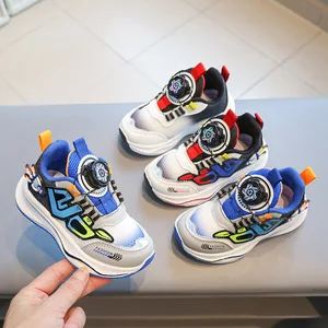Fashion Breathable Footwear for Kids Wholesale Sport Children's Cartoon Shoes Designer New Casual Boys Trainers Running Sneaker
