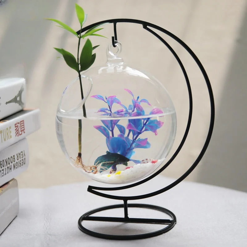 Alibaba.com: Hanging Glass Aquarium Fish Bowl, Spherical Betta Fish Tank,  1L Plant Vase : Source durable glass aquariums for pet and plant displays,  ideal for retail or wholesale trade.