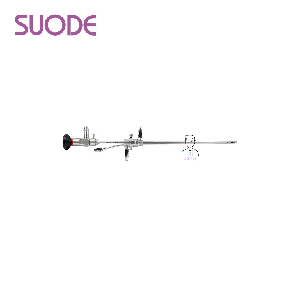 SUODE Rigid Hysteroscopy Set /Operating Hysteroscope/gnyecology Sheath Integrated Hysteroscope