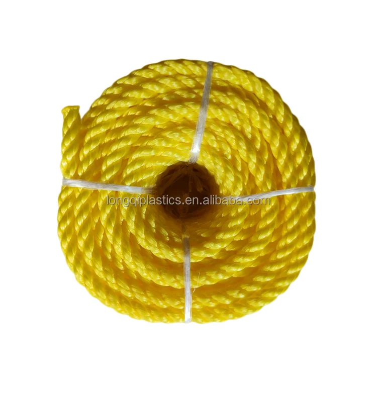 8mm White Hard Twisted Float PP Danline Rope for Fishing