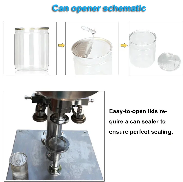 Kaiyu semi-automatic leval soda can seamer sealing machine