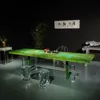 Green pine and emerald bamboo 1