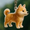 White Standing shiba inu