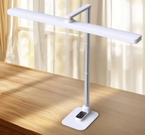 Smart Auto-brightness Full Table Lighting Modern Motion Sensor Workbench Lamp AA Eye Caring LED Light with Adjustable Height