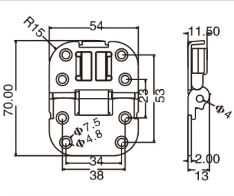 Mini Steel Spring Loaded 40KG Hinge Manufacturer Match With Sliding Folding Door Hardware Kit for Wardrobe Door and Pvc Door