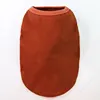 Pure cotton vest, pure rust red