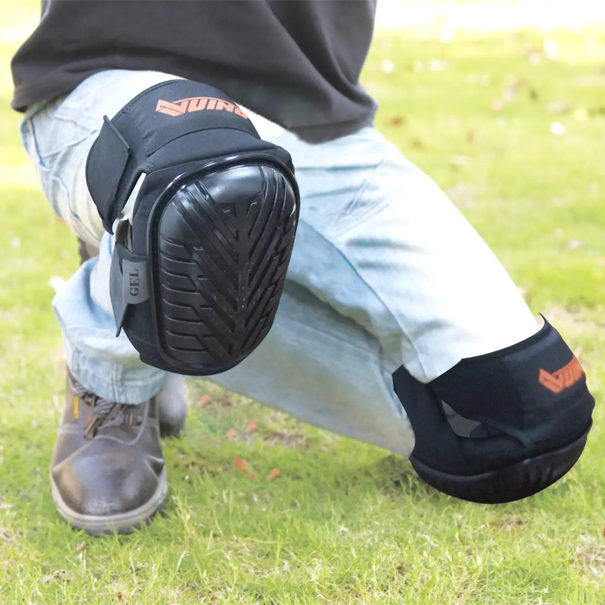 VUINO бесплатный образец садовых сверхпрочных гелевых наколенников для защиты колена, защитные наколенники для строительных работ