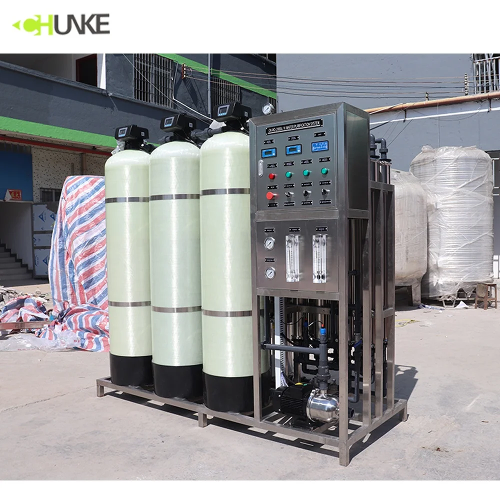 2000L Manual Automatic RO Purified Direct Drinking Water Machine Reverse Osmosis Water Treatment Machinery